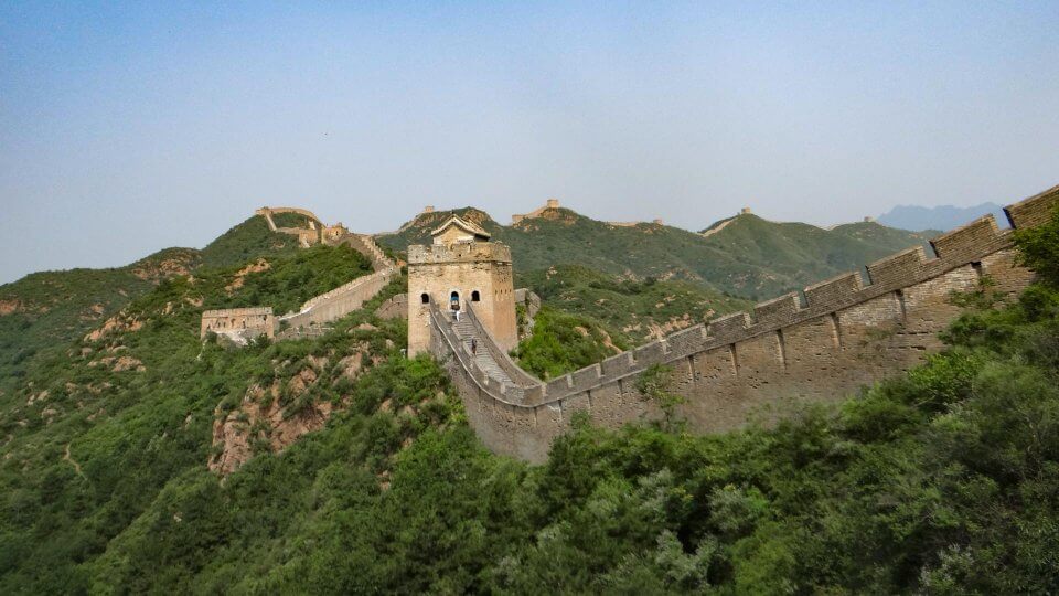 Vista de la Muralla China
