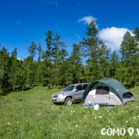 Acampando en Mongolia