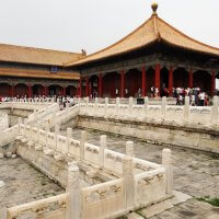 Dentro de la Ciudad Prohibida de Beijing, China