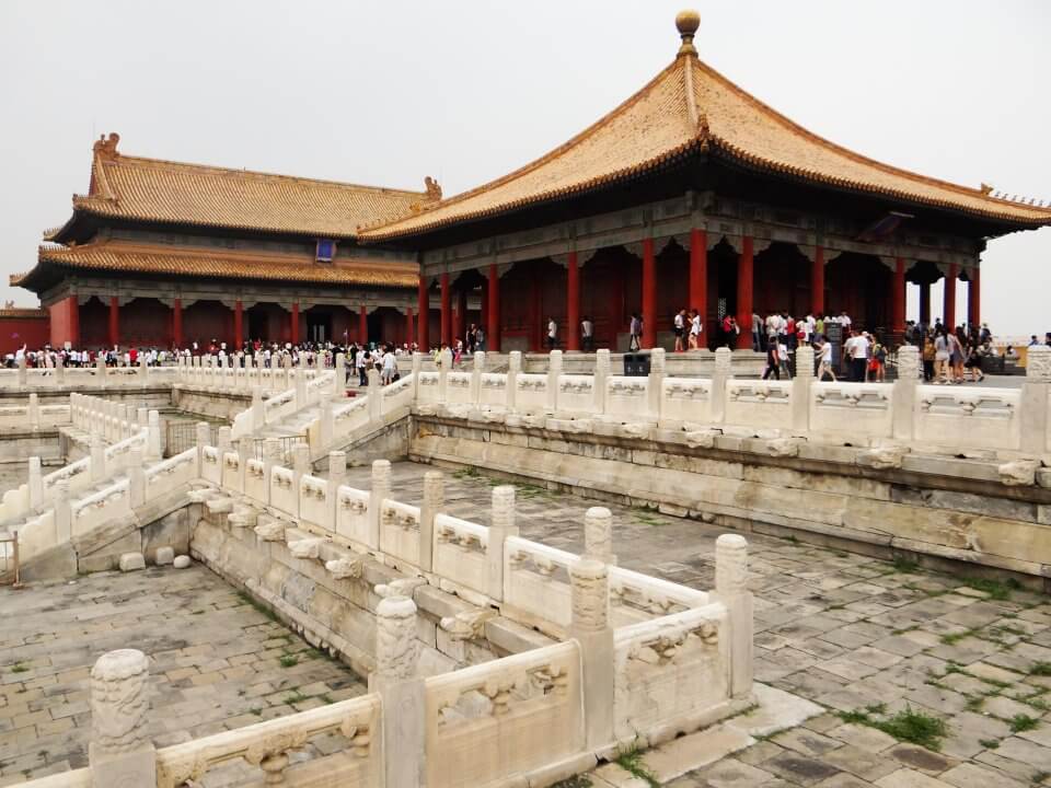 Dentro de la Ciudad Prohibida de Beijing, China
