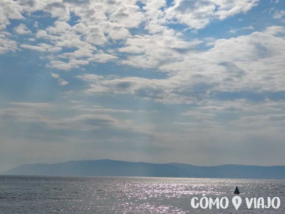 Vista del Lago Baikal