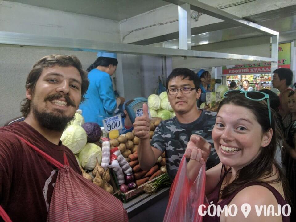 En el mercado de Ulán Bator