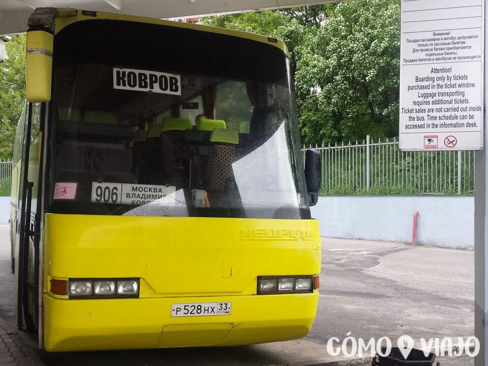 Bus de Moscú a Vladimir