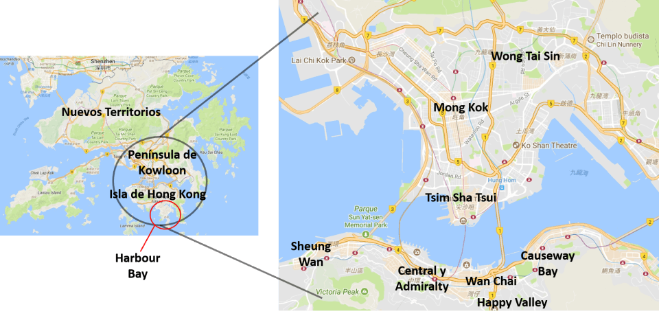 Barrios de Hong Kong