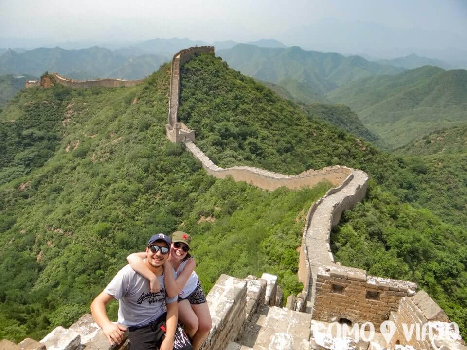 Vista de la Gran Muralla China entre Simatai y Jingshaling