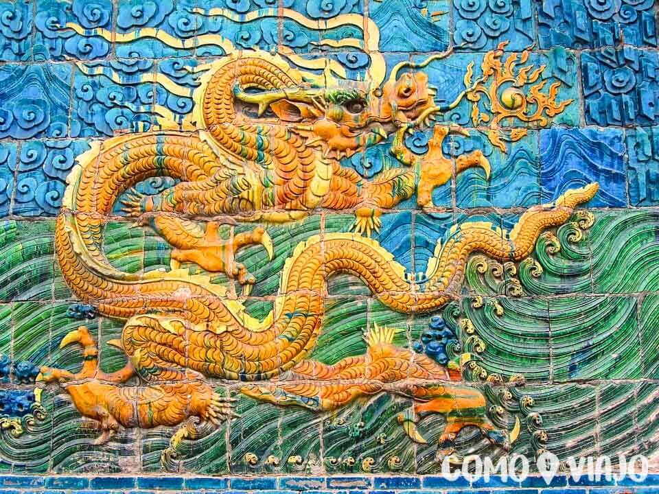Muro de los 9 Dragones, un lugar que ver en Datong