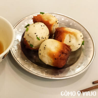 Qué comer en China: Dumplings fritos