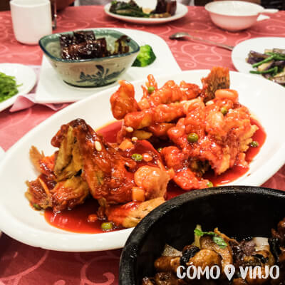 Pescados de la comida china