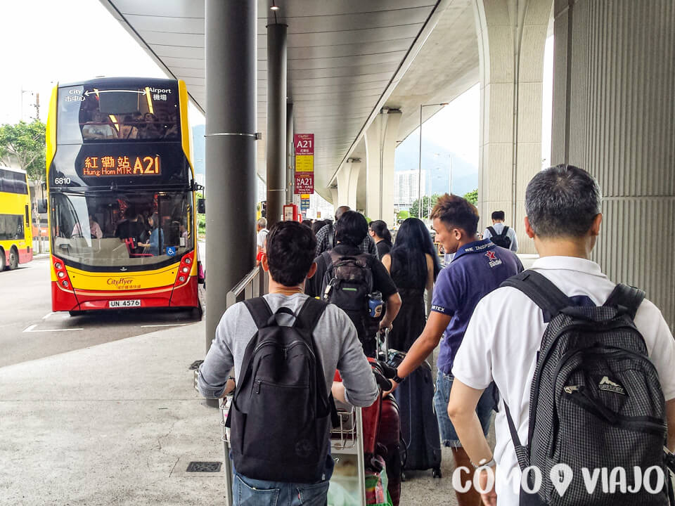 Como ir del aeropuerto de hong kong al centro en bus