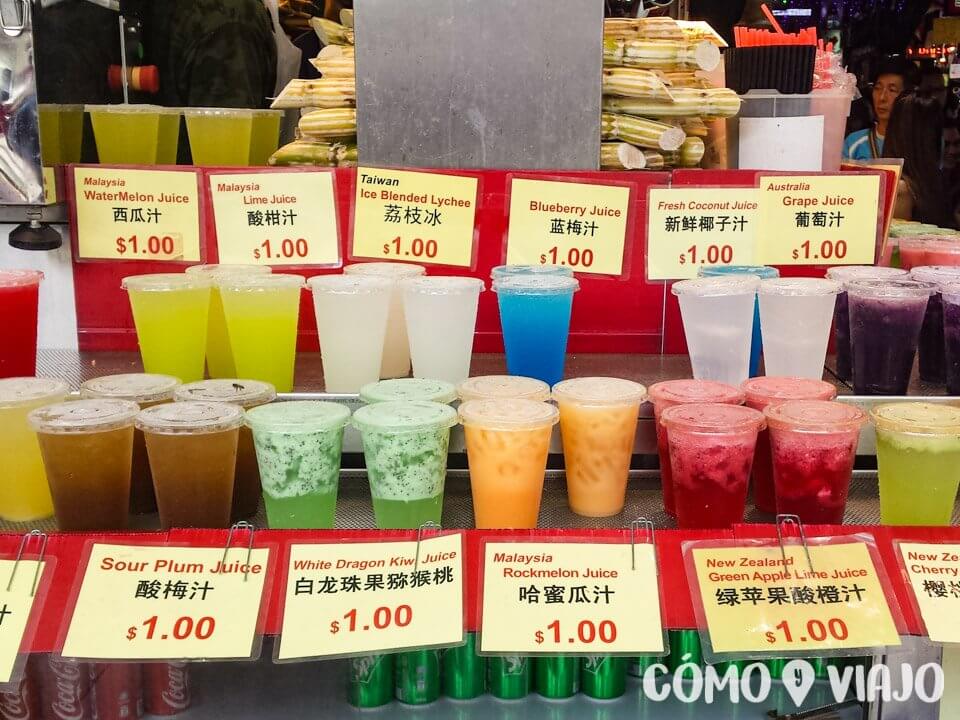 Mercados para comer en Singapur