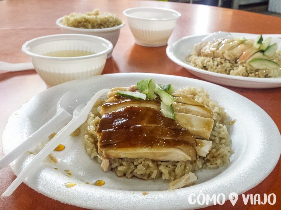 Dónde comer haianese chicken en Singapur