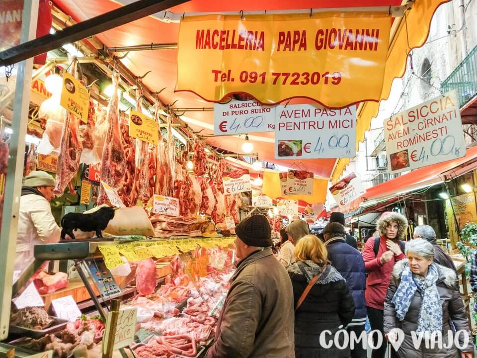 Qué hacer en Sicilia mercados de Palermo