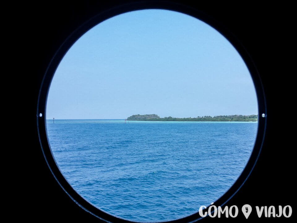 Vista al llegar a Karimunjawa